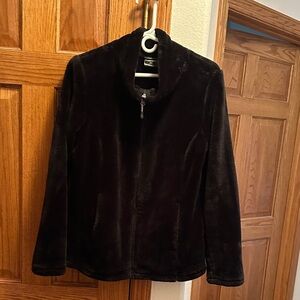 Elegant Black Teddy Jacket for Women
